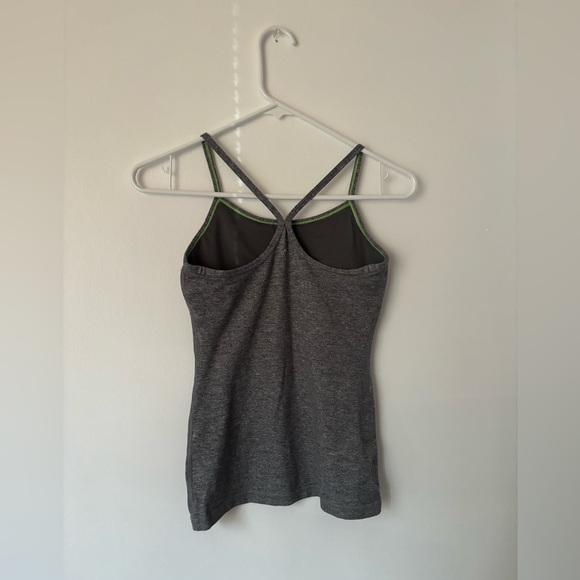 Lululemon Ivivva Grey and Green Athletic Tank Top - Long - Picture 2 of 7